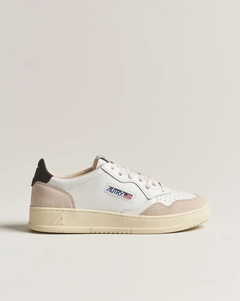 AUTRY Medalist Low Sneaker White/Black Weiß