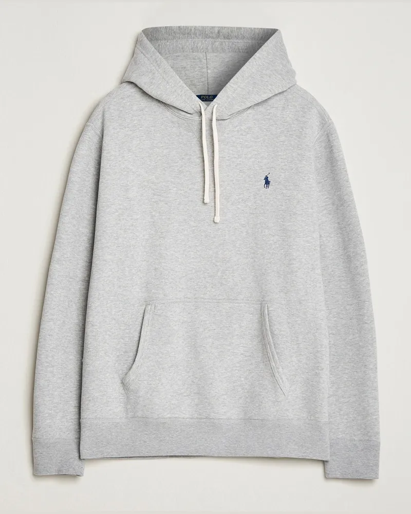 Ralph Lauren RL Fleece Hoodie Andover Heather Grau