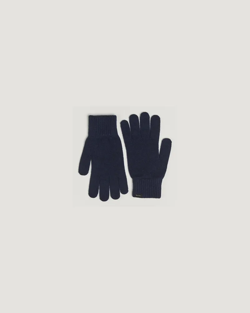 Paul Smith Cashmere Glove Navy Blau