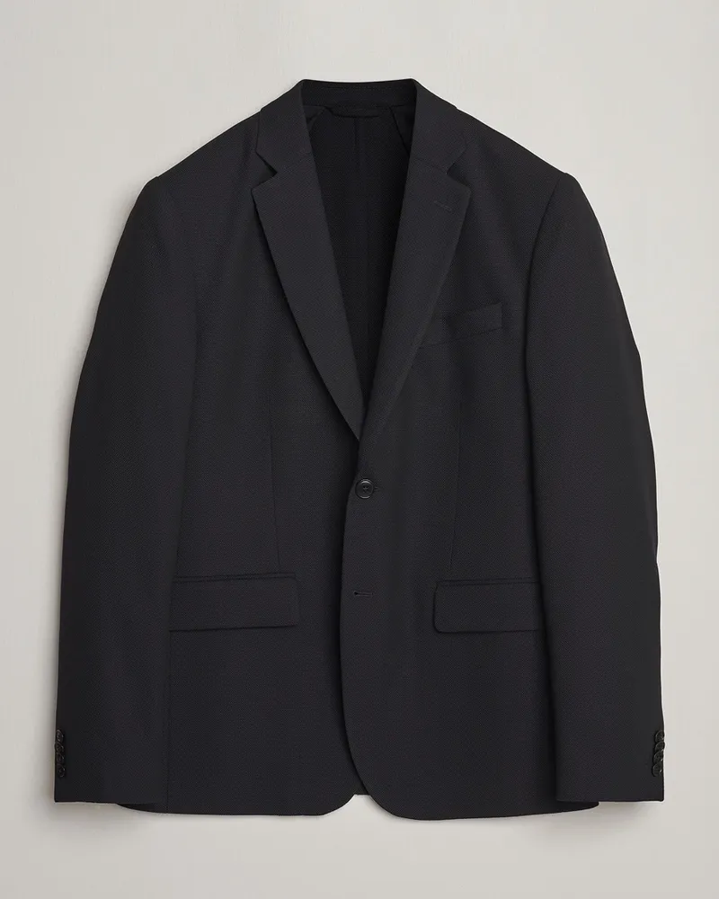 J.Lindeberg Hopper Active Hopsack Blazer Black Schwarz