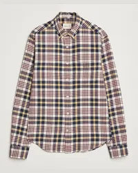 Gant Regular Flannel Plaid Shirt Cream Mehrfarbig