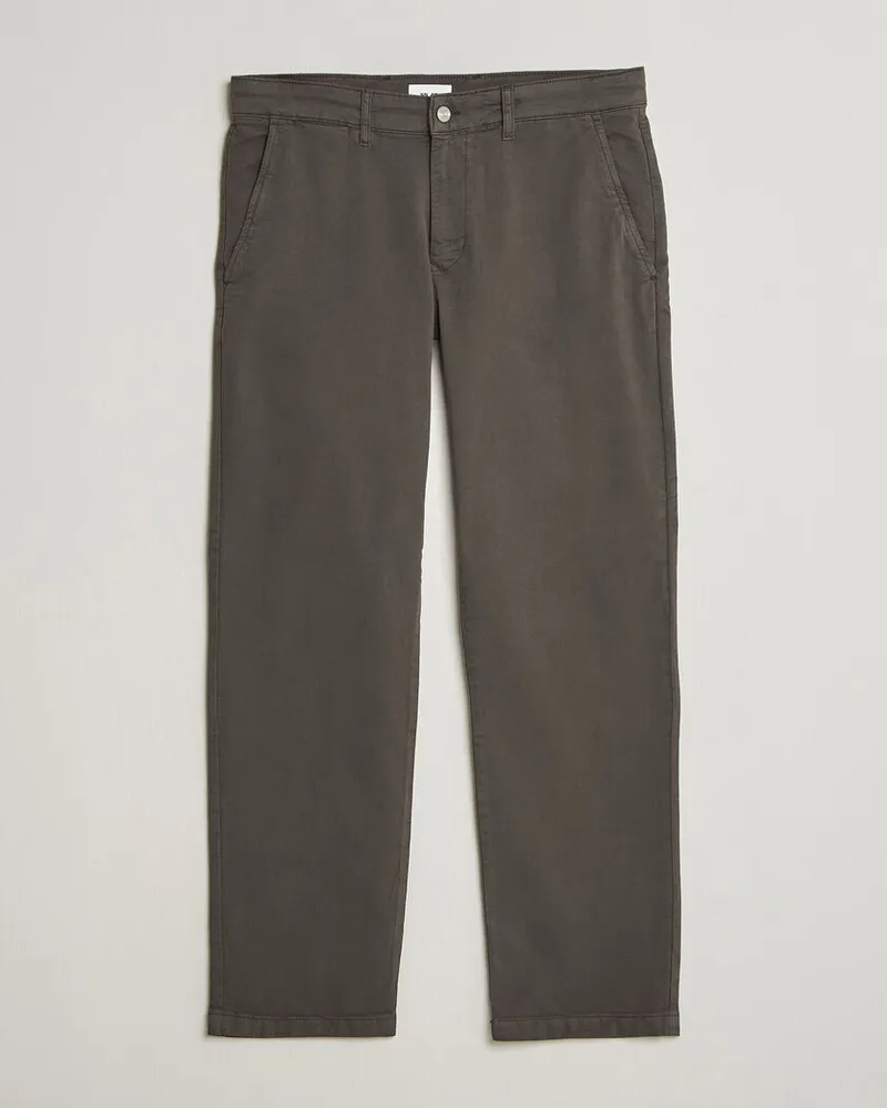 NN 07 Aden Regular Fit Chinos Dark Army Grün
