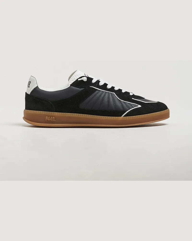 P448 Marte Leather/Suede Sneaker Black Schwarz