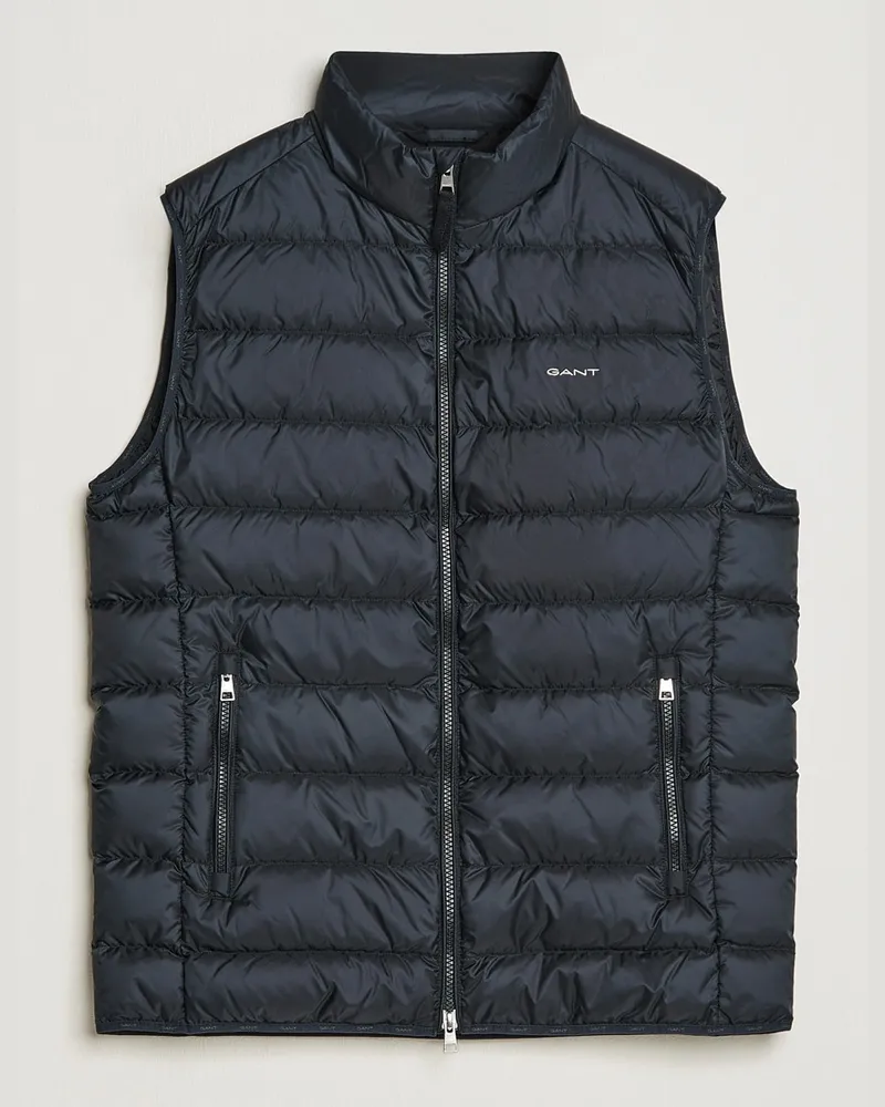 Gant The Light Down Gilet Black Schwarz