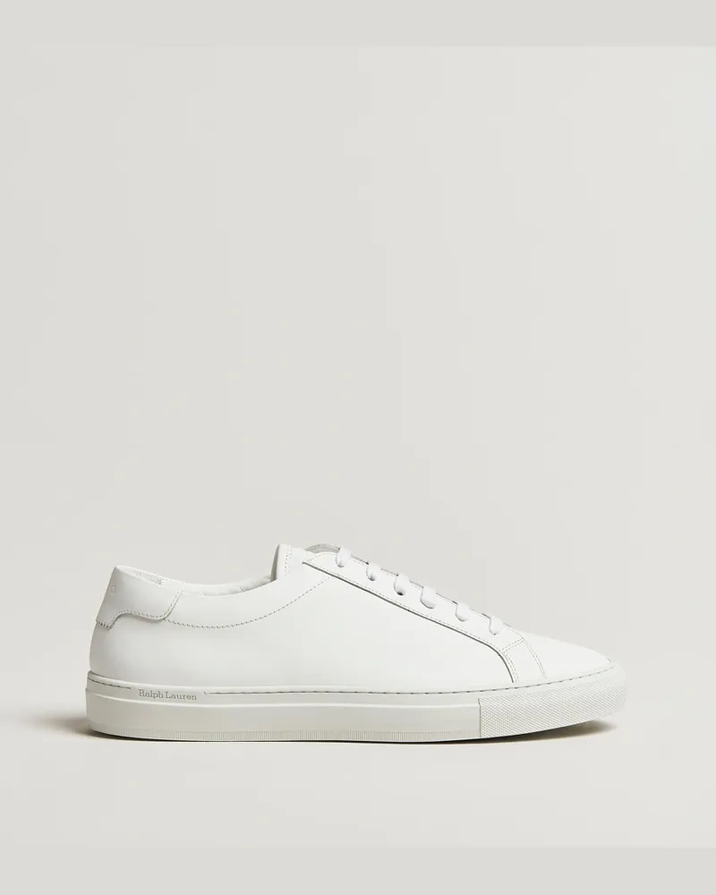 Ralph Lauren Jermain Lux Leather Sneaker White Weiß