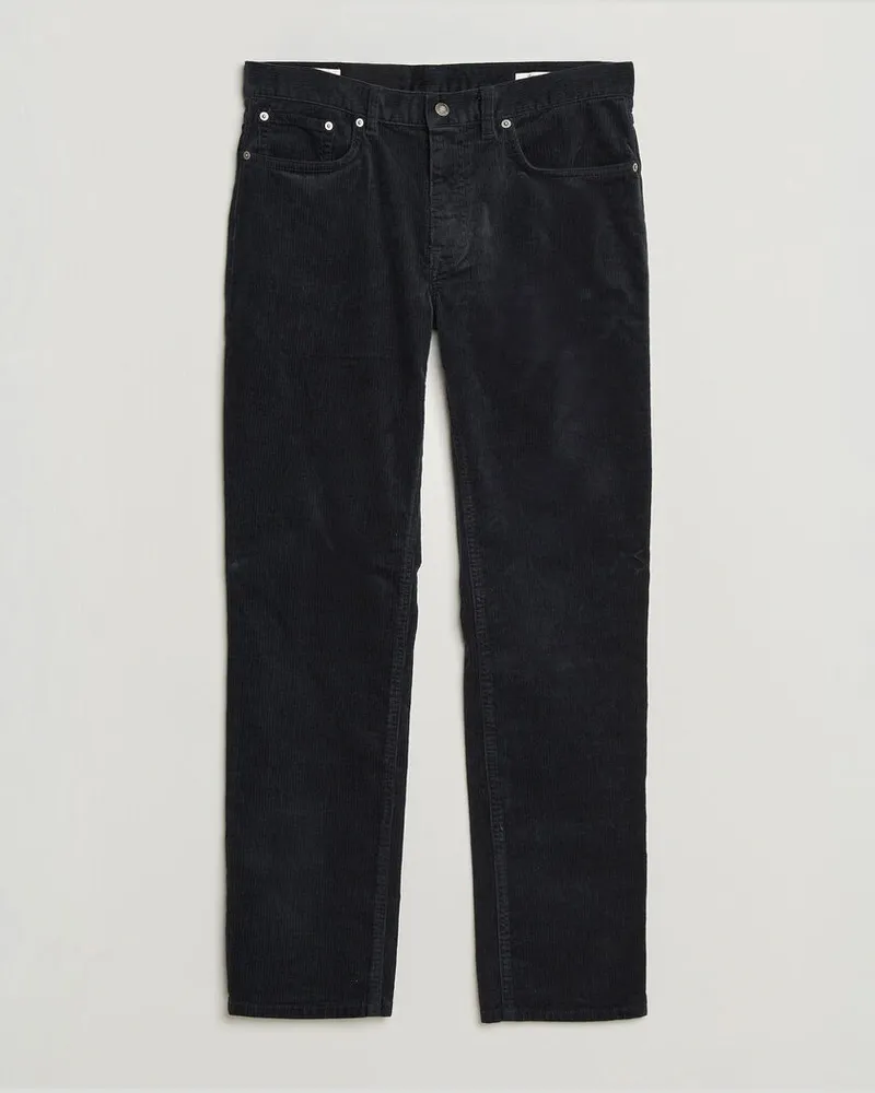 Gant Regular Fit Corduroy 5-Pocket Pants Black Schwarz