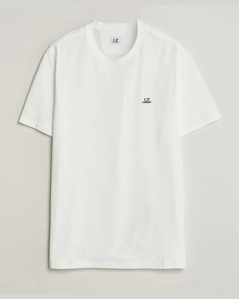 C.P. Company Short Sleeve Small Logo T-Shirt White Weiß