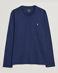 Ralph Lauren Liquid Baumwoll Long Sleeve Rundhals Tshirt Cruise N Blau