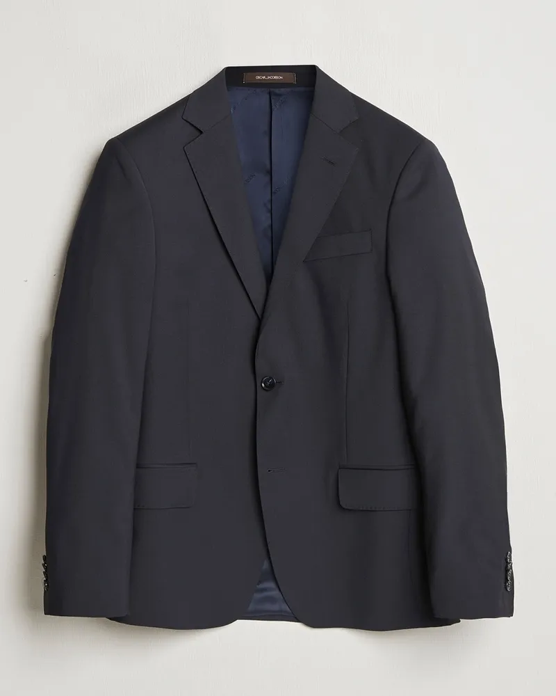 Oscar Jacobson Edmund Blazer Navy Blau