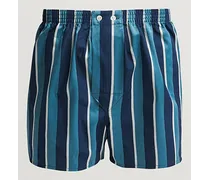 Classic Fit Woven Baumwoll Boxer Shorts Teal