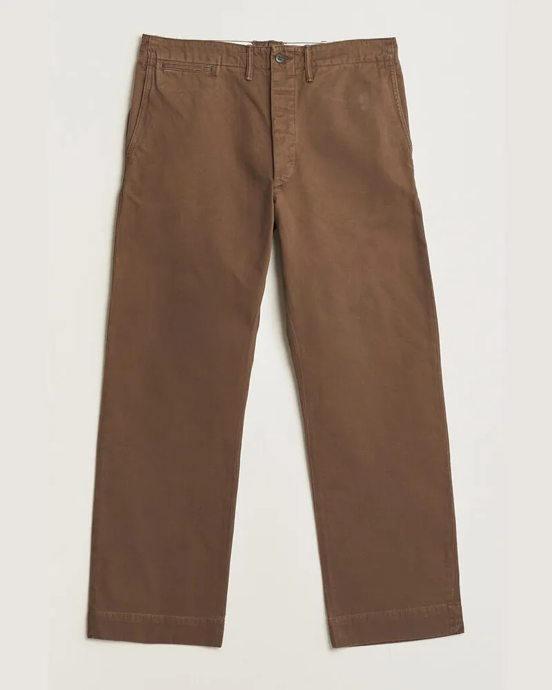 RRL Field Chino Dark Brown Braun