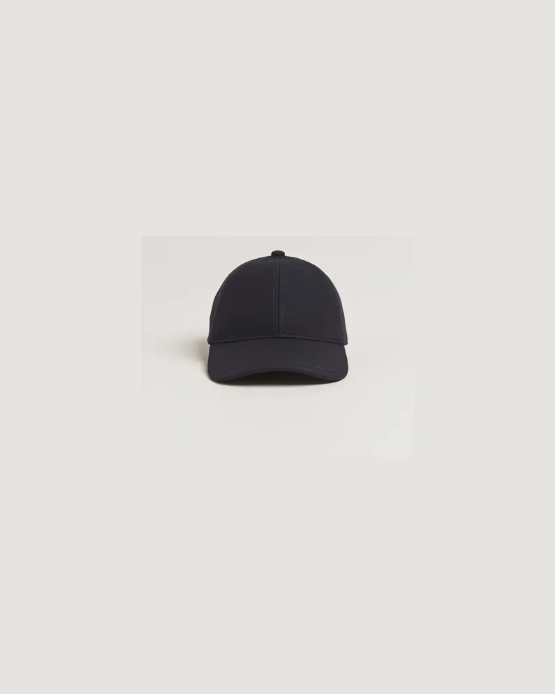 Tiger of Sweden Hent Wool/Cashmere Cap Light Ink Blau