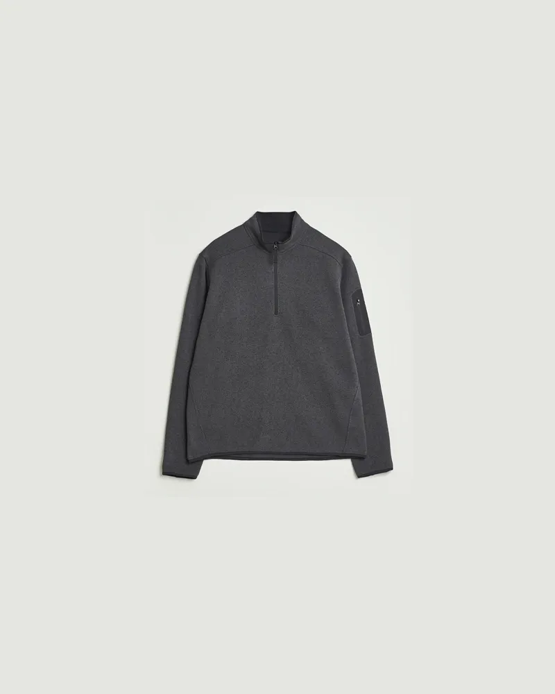 Arc'teryx Covert Half-Zip Black Heather Schwarz