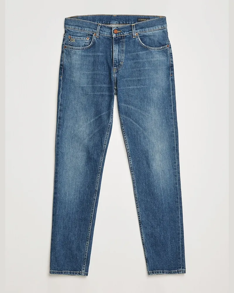 Oscar Jacobson Albert Cotton Stretch Jeans Vintage Wash Blau