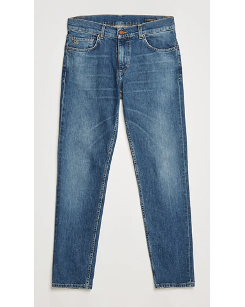 Oscar Jacobson Albert Baumwoll Stretch Jeans Vintage Wash Blau