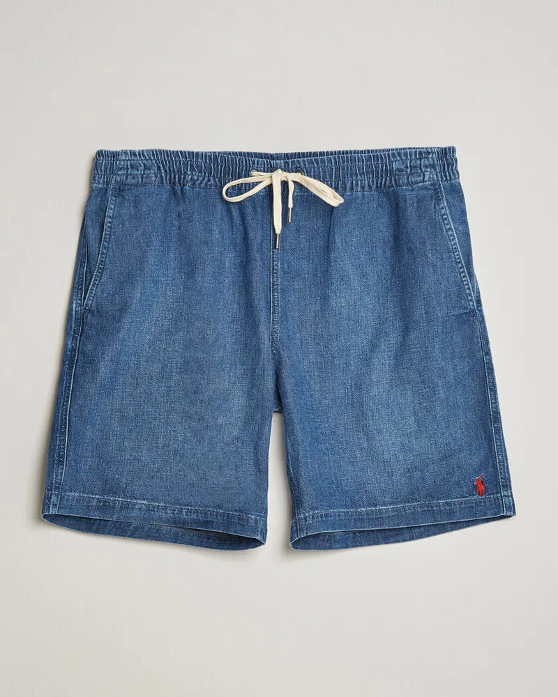 Ralph Lauren Denim Shorts Blane Blau