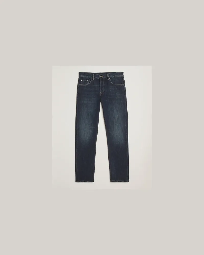 Dondup Icon Regular Fit Jeans Dark Blue Blau