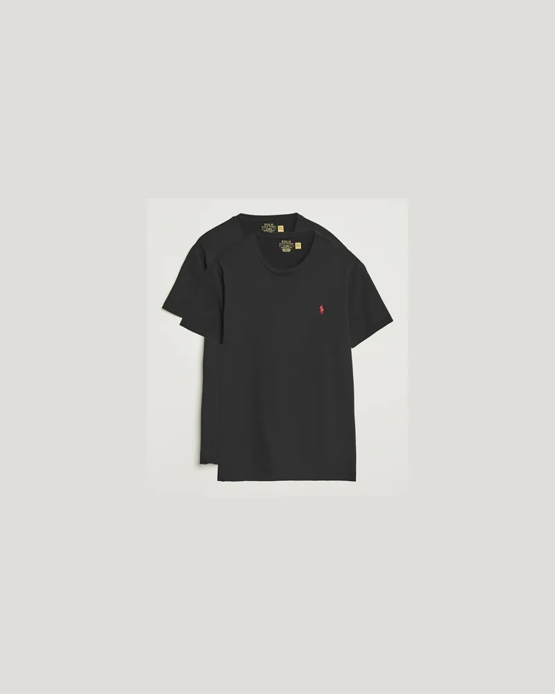 Ralph Lauren 2-Pack Crew Neck T-Shirt Black Schwarz