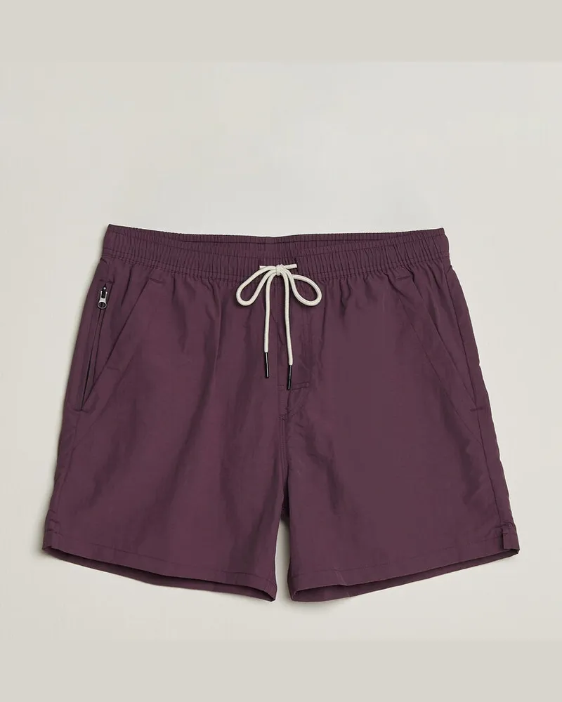 OAS Plain Swimshorts Plum Rot