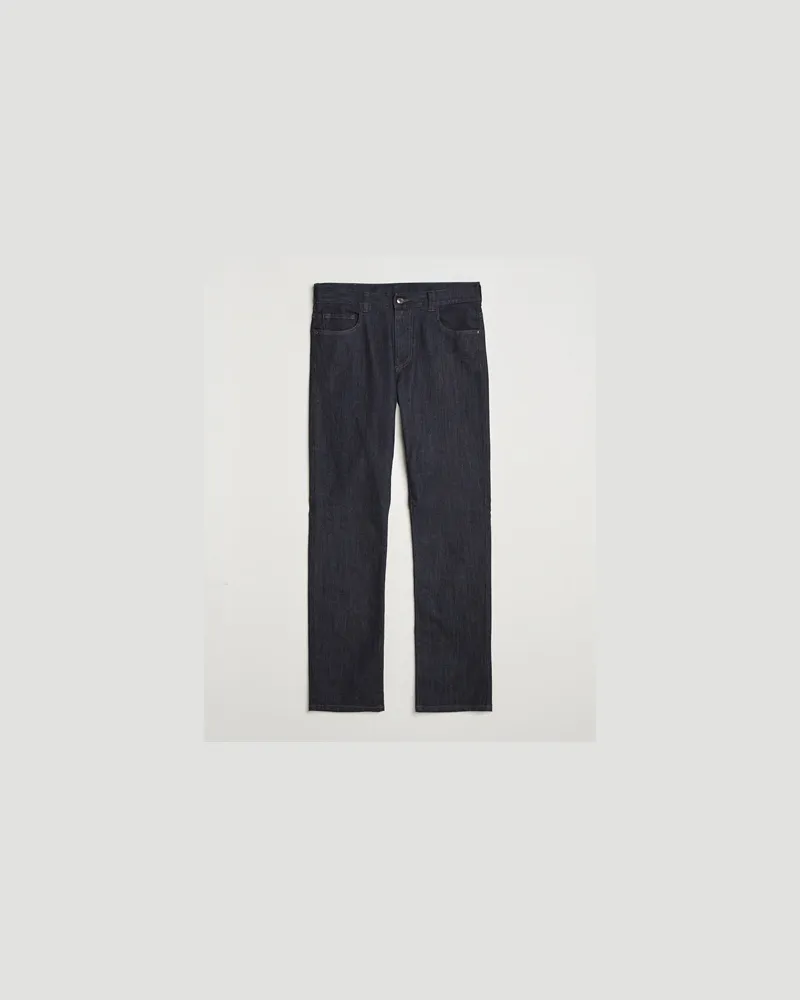 Canali Slim Fit Jeans Dark Rinse Blau