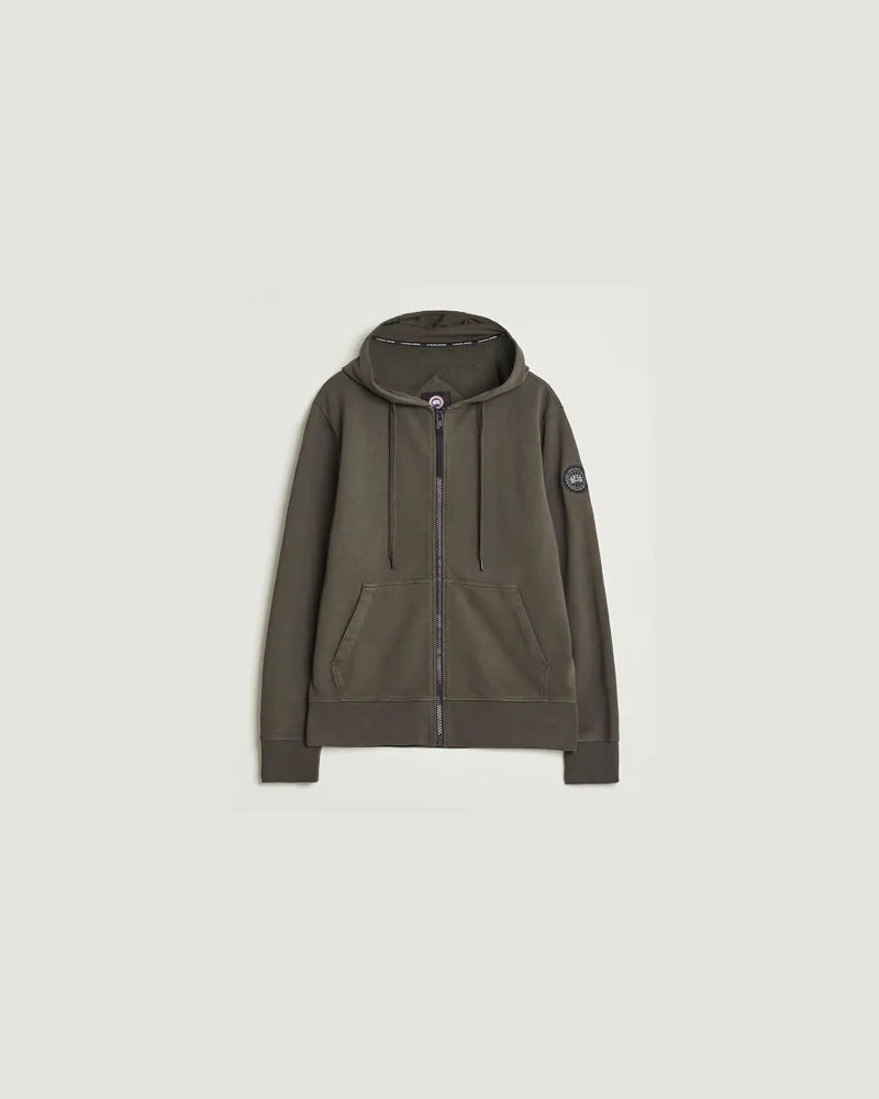 Canada Goose Huron Full Zip Hoodie Volcano Grau