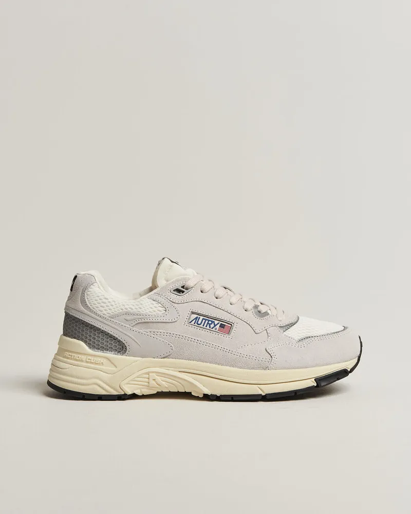 AUTRY Hyperway Low Suede Running Sneaker Light Grey Grau