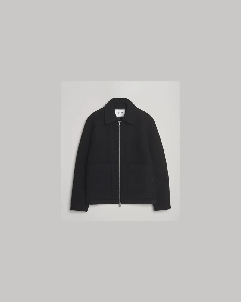 NN 07 Gael Jacket Black Schwarz