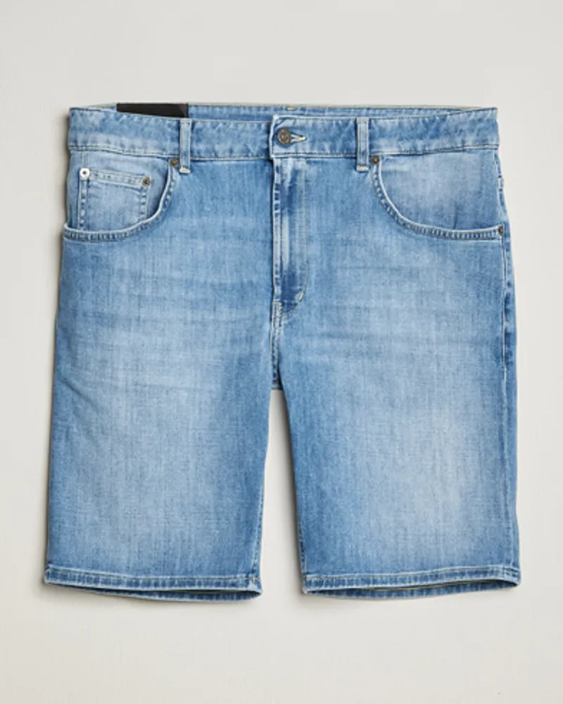 Dondup Derek Denim Shorts Light Blue Blau