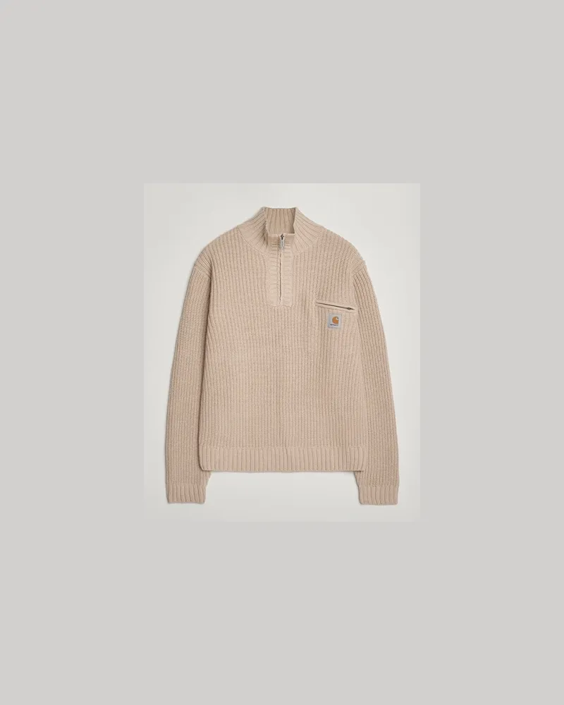 Carhartt WIP Detroit Half Zip Palisander Beige