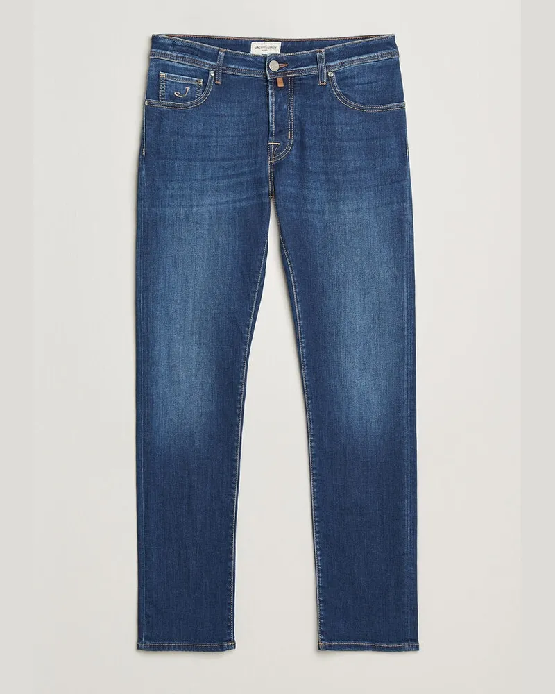 Jacob Cohën Nick Slim Fit Super Stretch Jeans Medium Vintage Blau