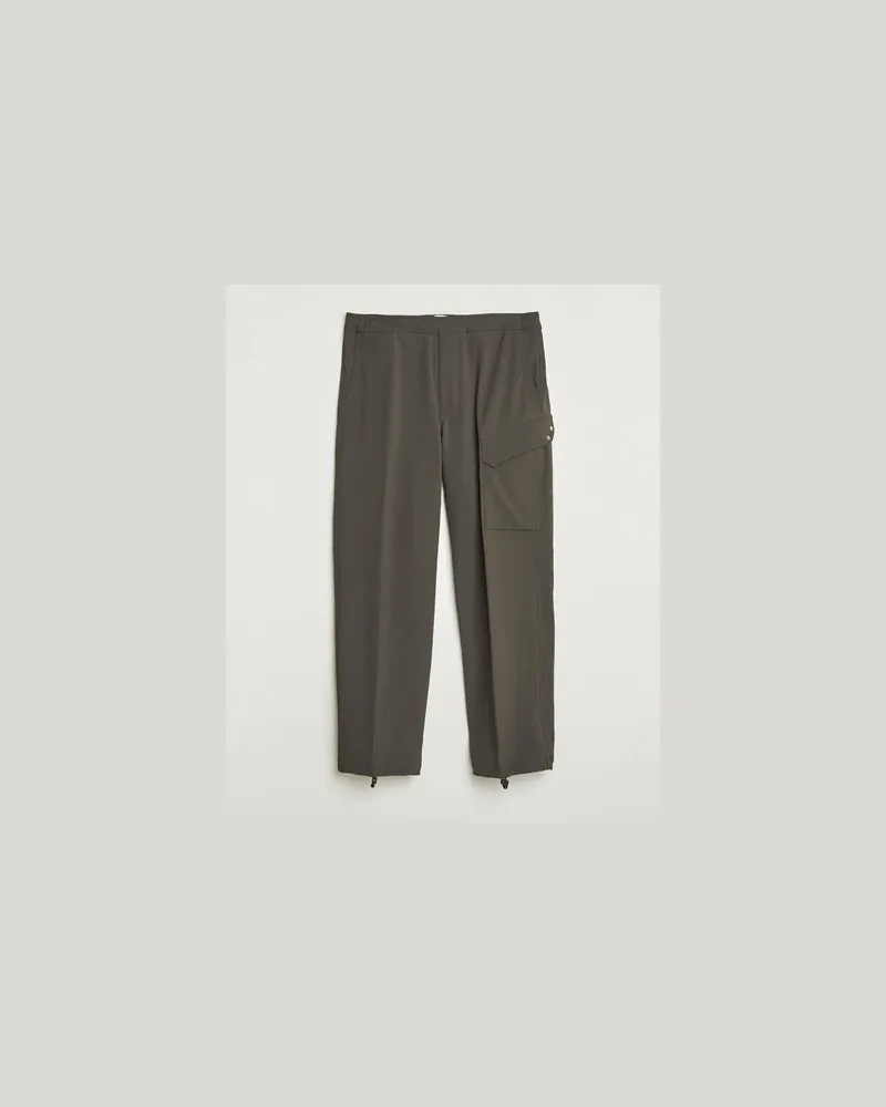 Stone Island Stellina Nylon Stretch Cargo Joggers Lead Grey Grau