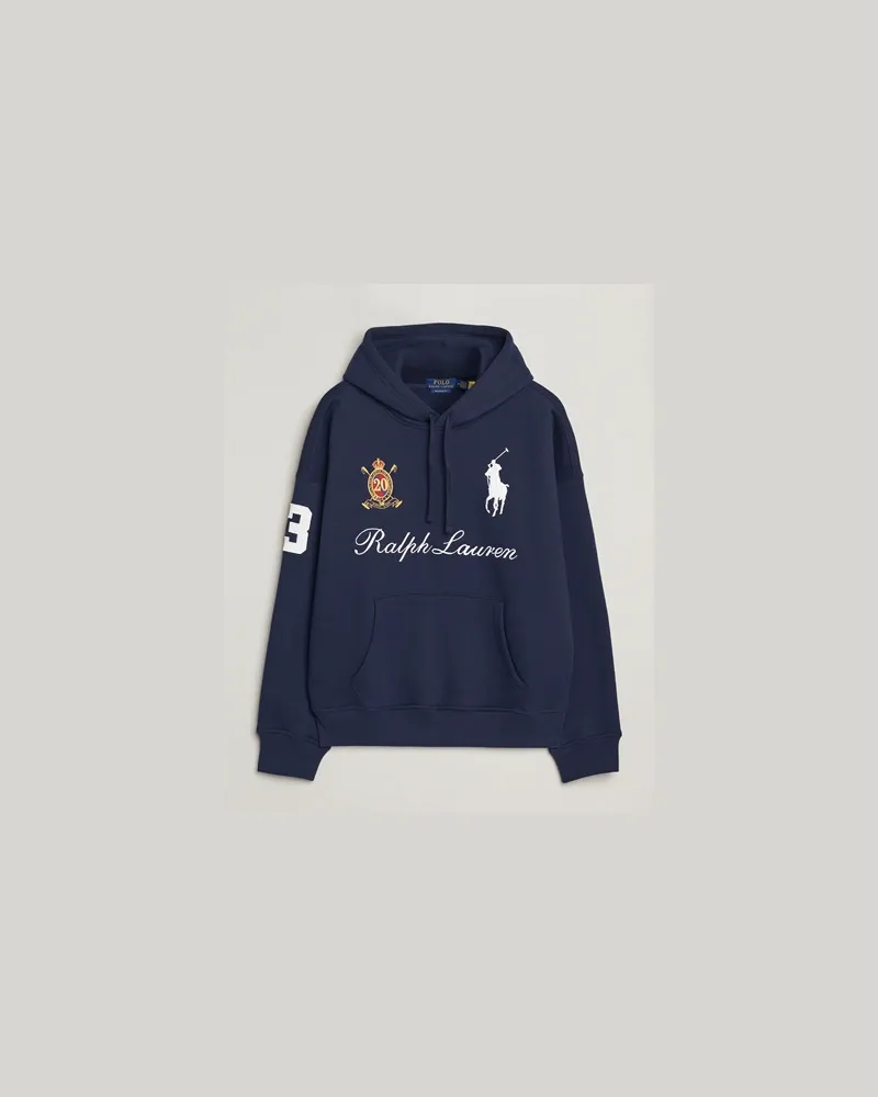 Ralph Lauren Big Pony Hoodie Cruise Navy Blau