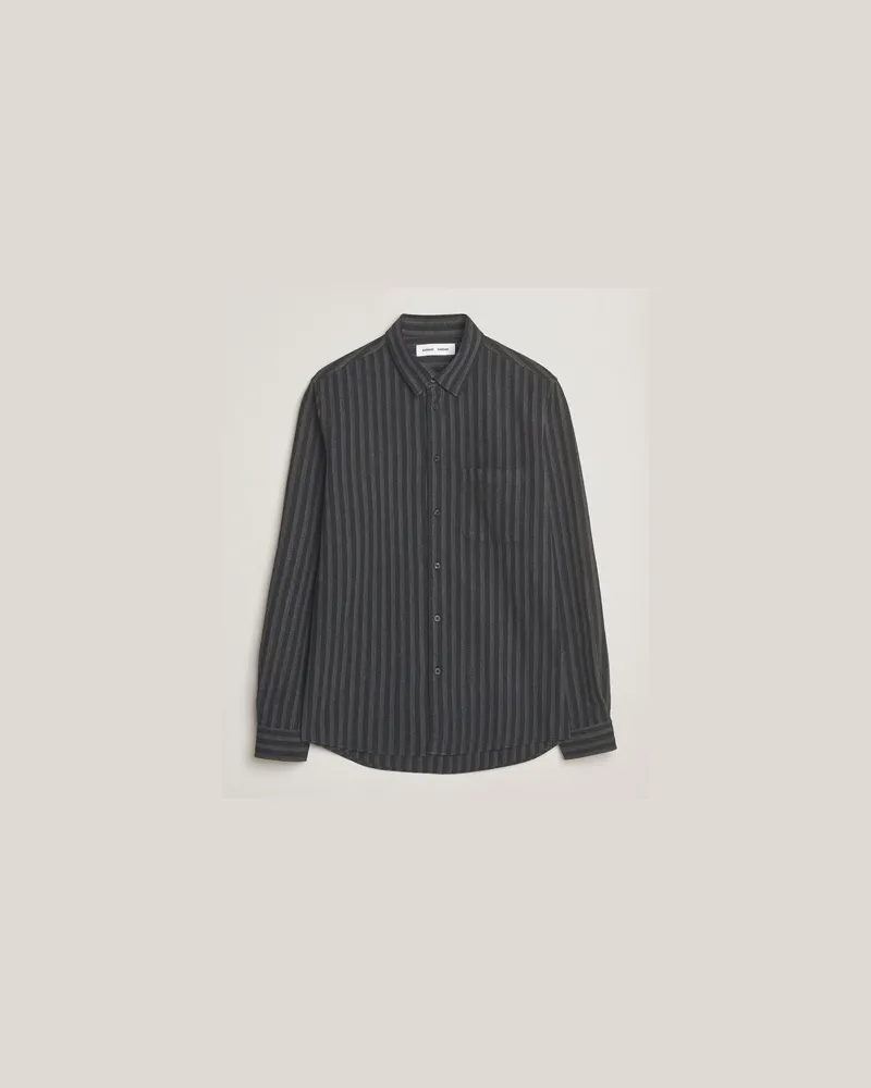 Samsøe & Samsøe Liam Striped Shirt Castor Grey Grau