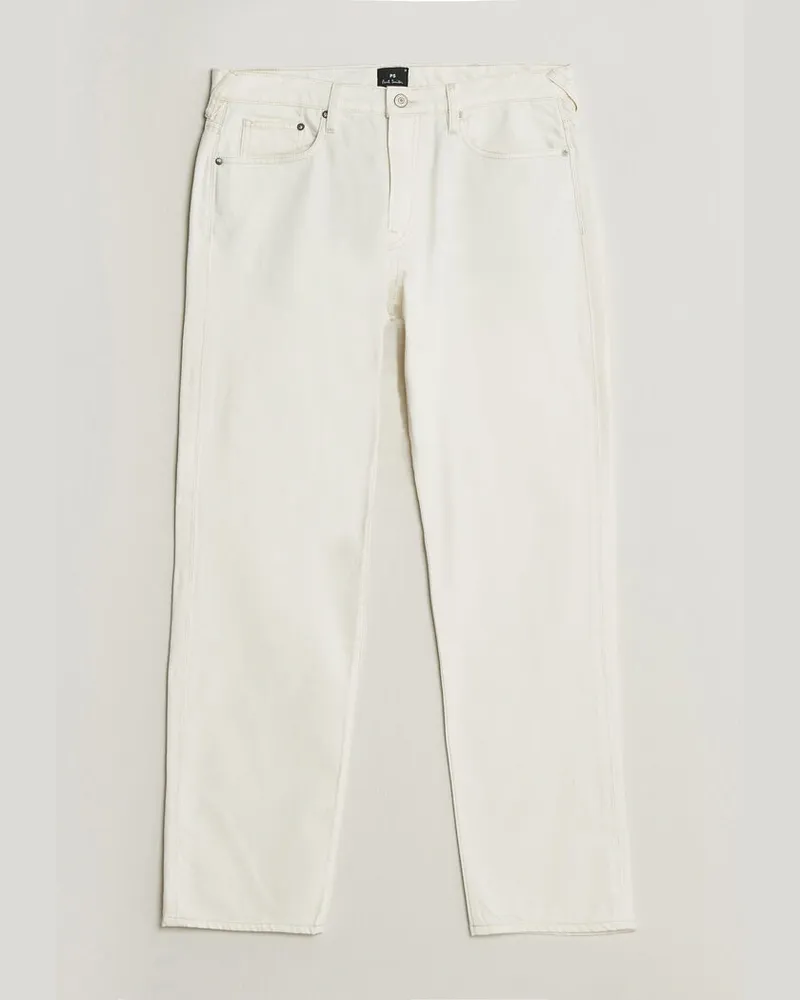 Paul Smith Relaxed Tapered Fit Jeans Off White Weiß