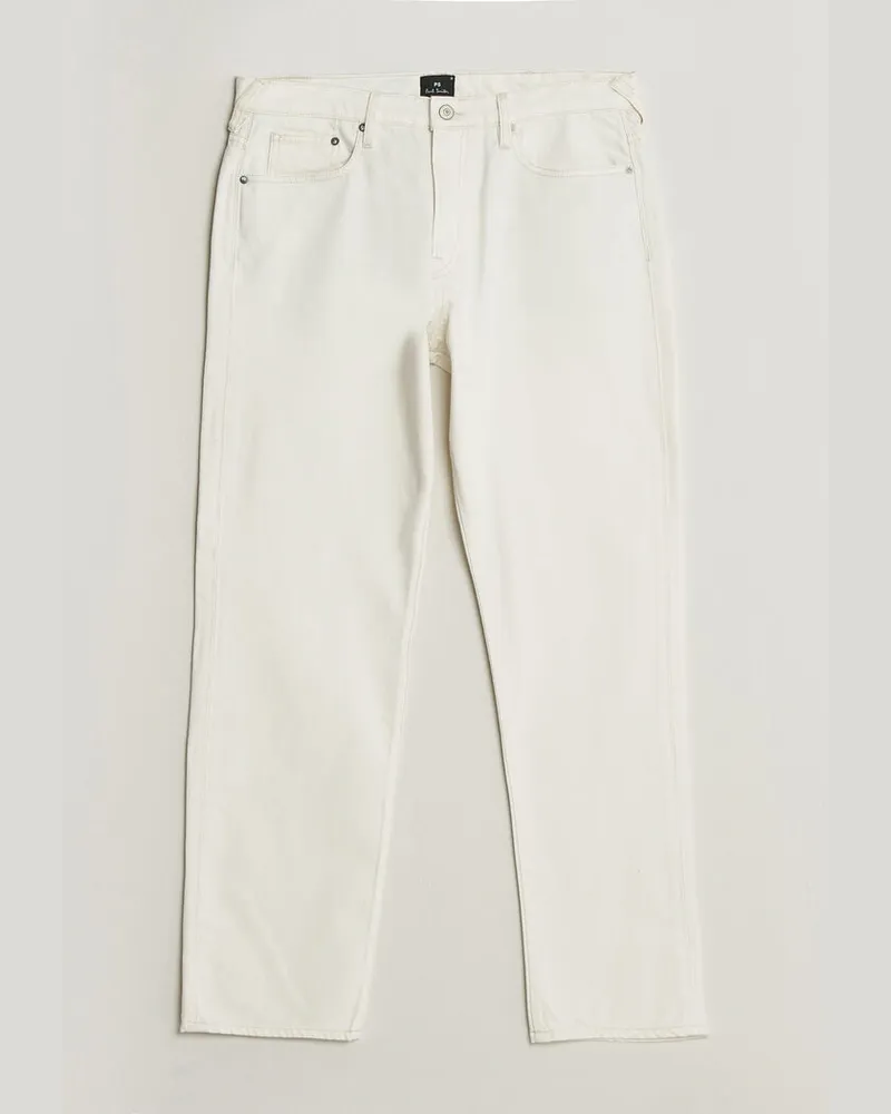 Paul Smith Relaxed Tapered Fit Jeans Off White Weiß