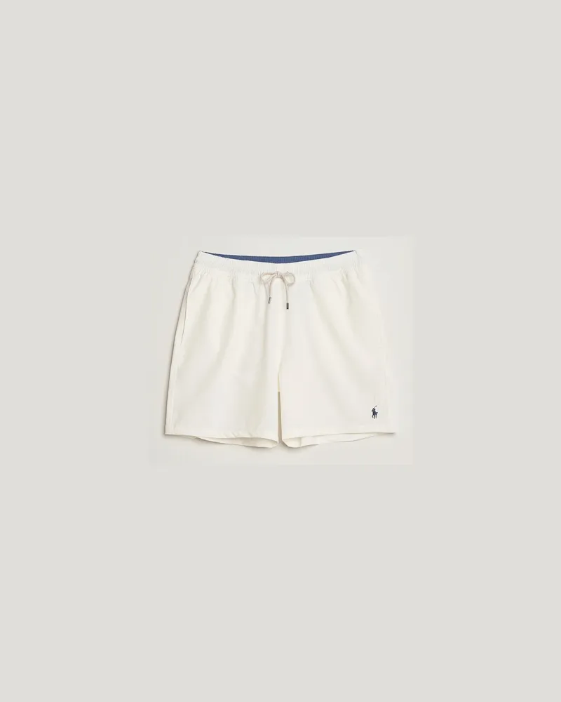 Ralph Lauren Traveler Recycled Swimshorts Pale Cream Weiß