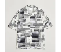 Ole Printed Kurzarm Shirt Black Multi