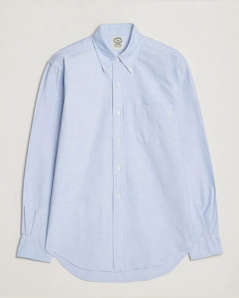 Kamakura Shirts Vintage Ivy Oxford Button Down Shirt Light Blue Blau