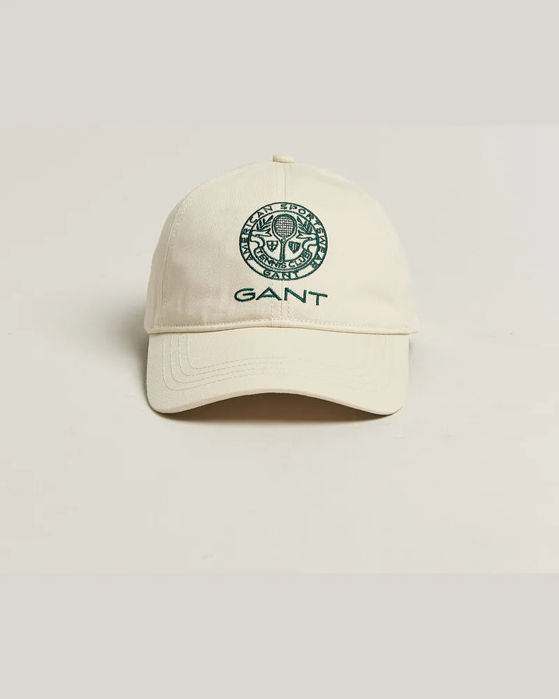 Gant Tournament Cap Cream Weiß