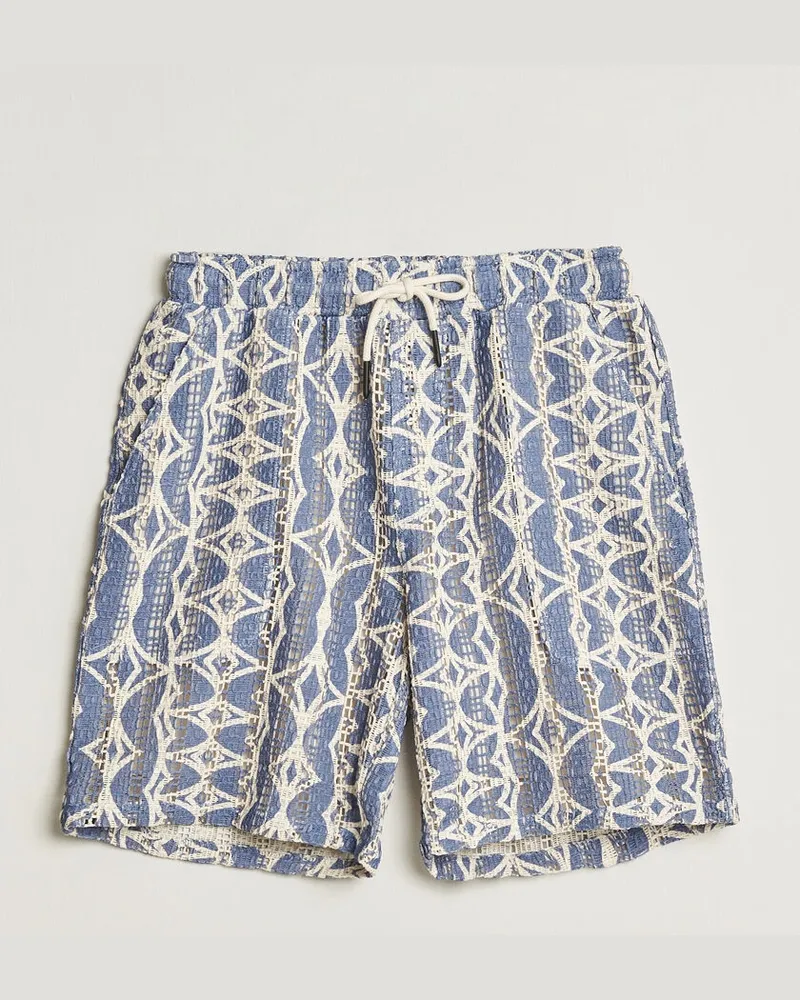 OAS Nicola Cotton Net Shorts Arko Blau