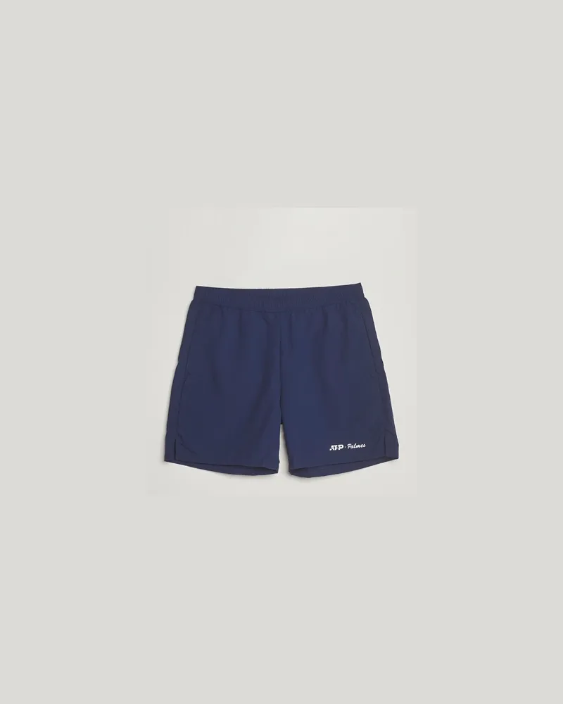 Palmes ATP Tour Nylon Shorts Navy Blau