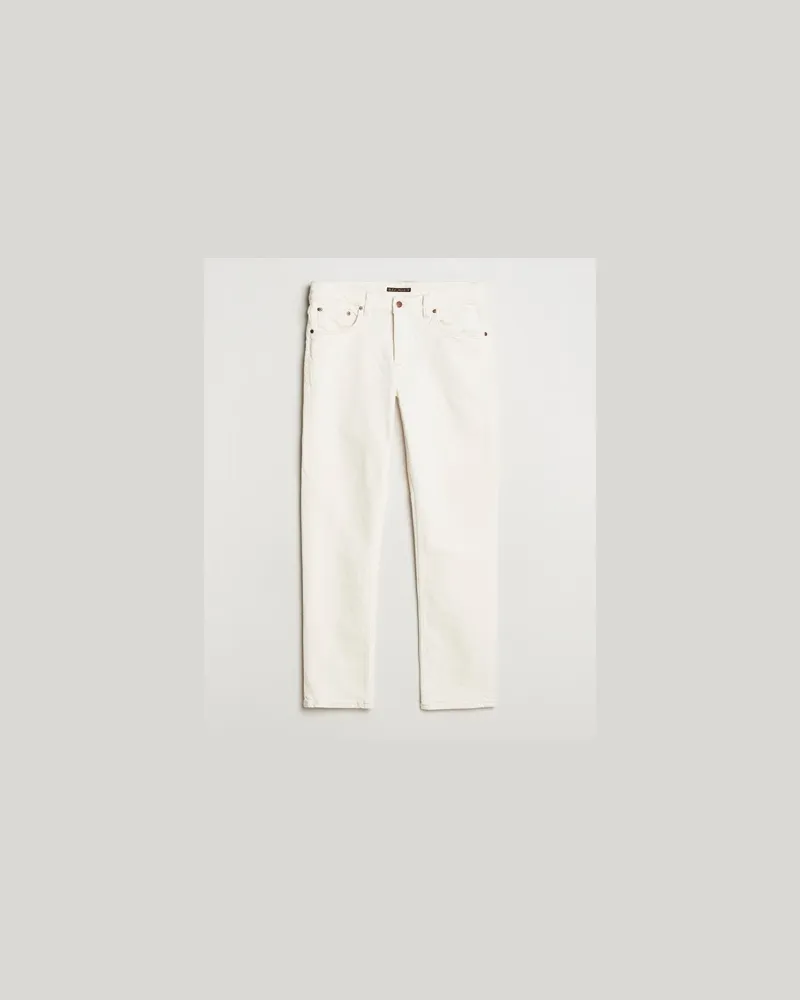 Nudie Jeans Solid Ollie Jeans Ivory Weiß