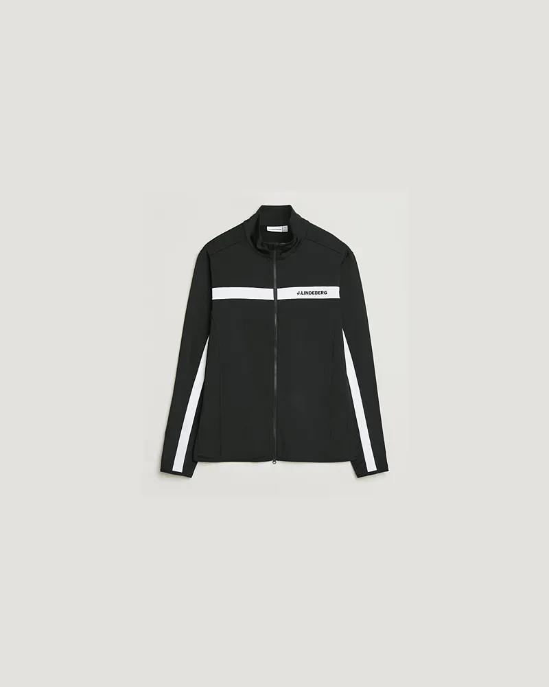 J.Lindeberg Jarvis Mid Layer Full Zip Black Schwarz