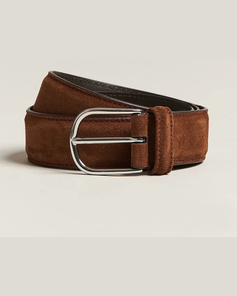 Anderson's Suede 3,5 cm Belt Brown Braun