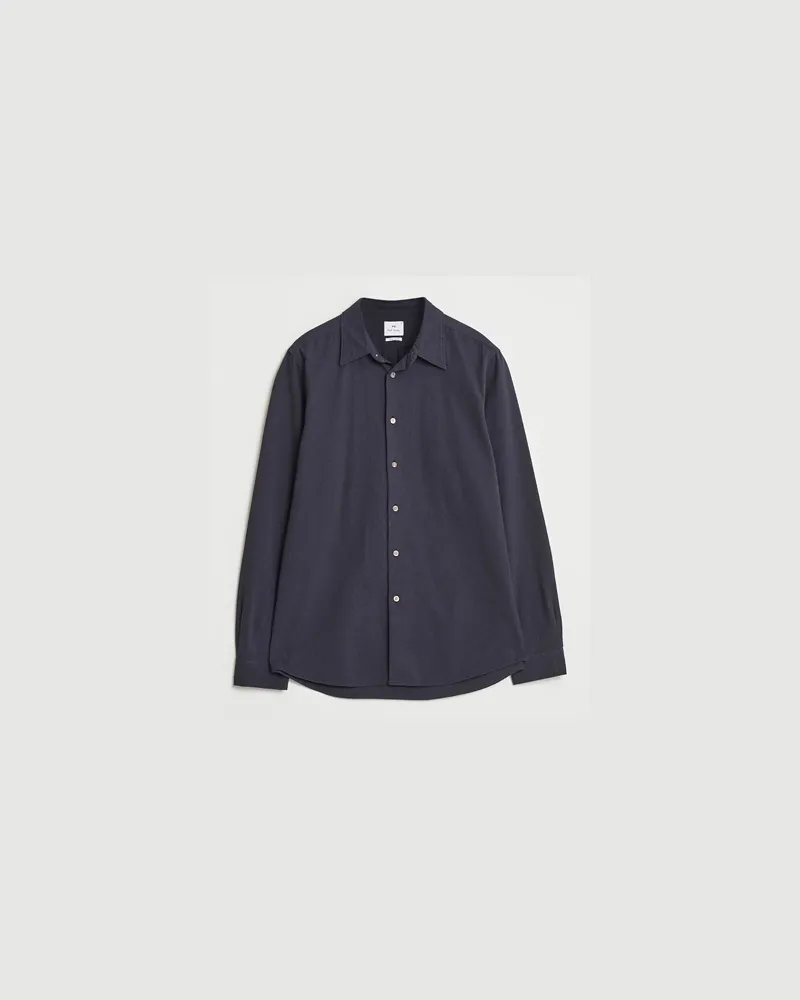 Paul Smith Cotton Safari Shirt Blue Blau