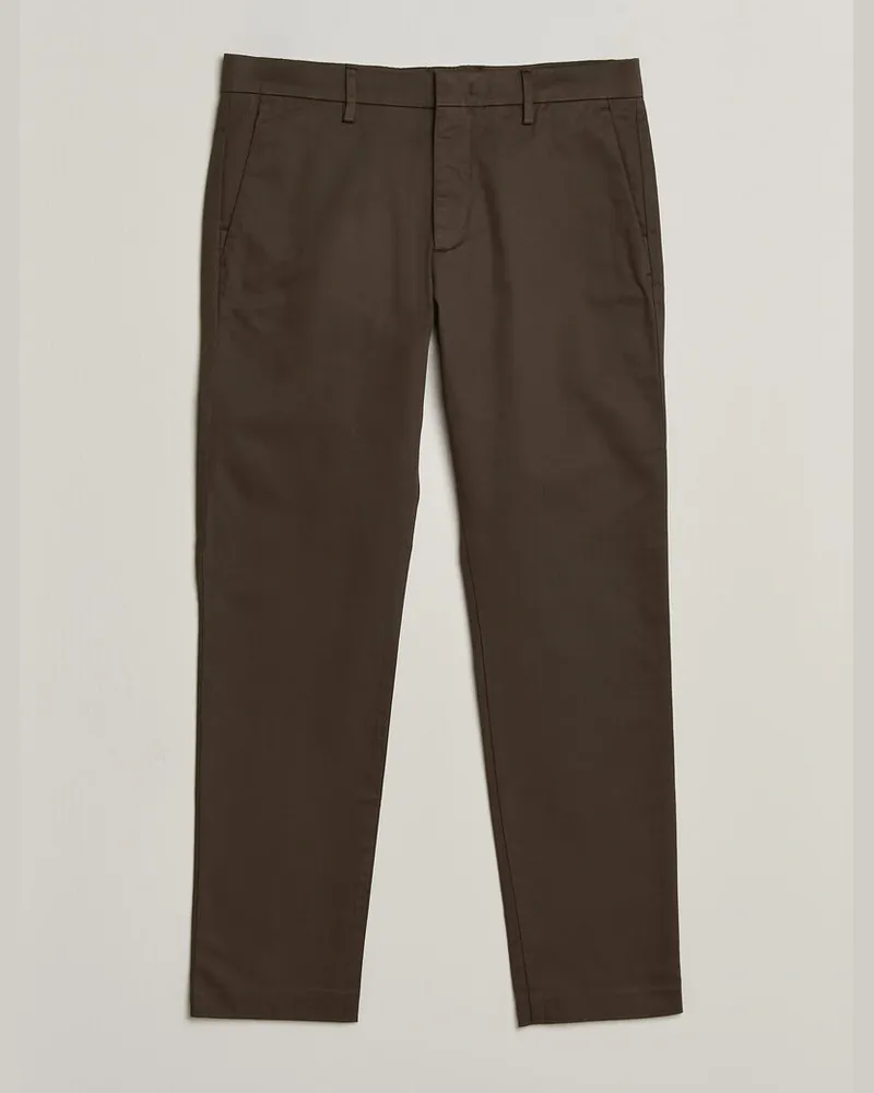 NN 07 Theo Regular Fit Chinos Earthwood Braun