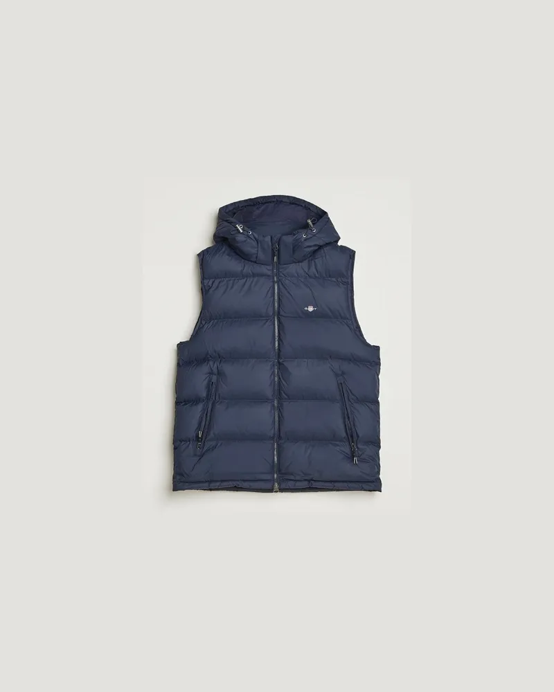 Gant The Active Cloud Vest Evening Blue Blau
