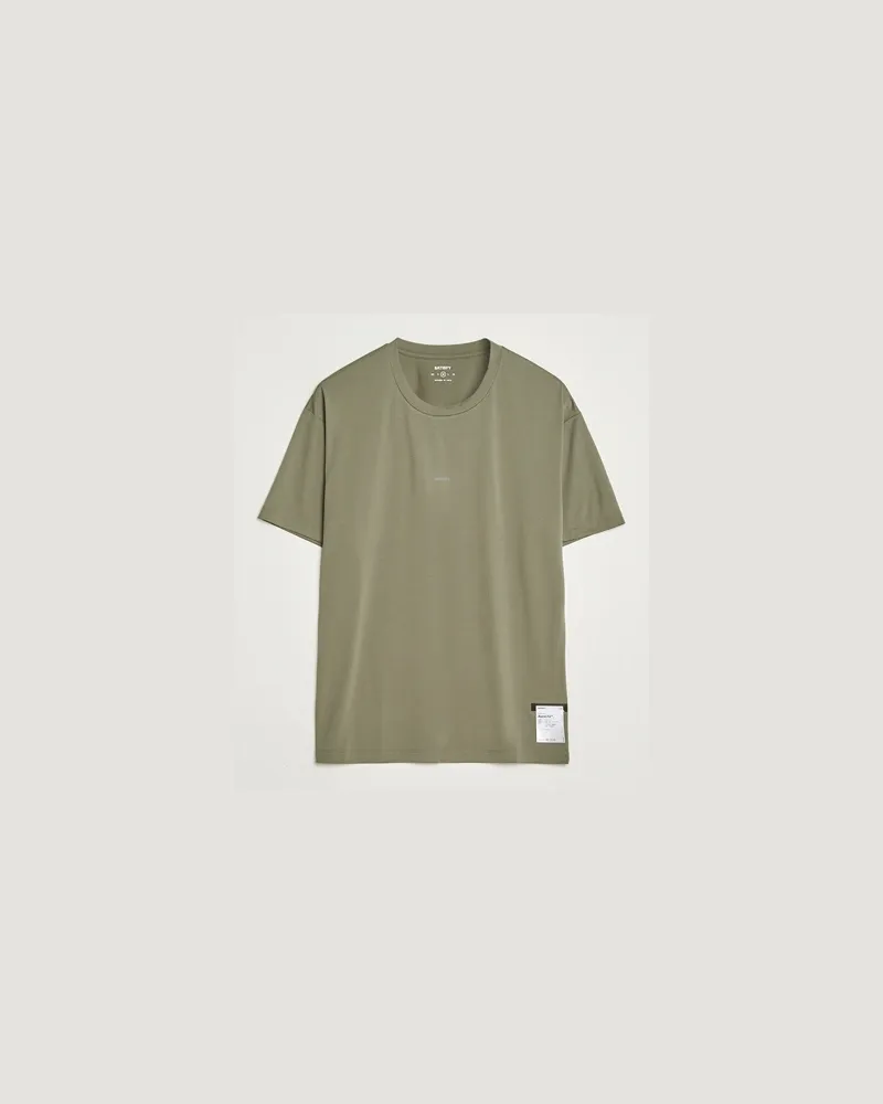 Satisfy AuraLite T-Shirt Dusty Olive Grün