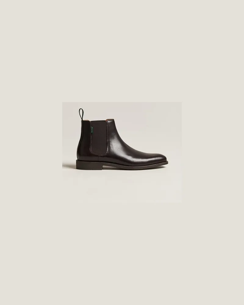 Paul Smith Cedric Leder Chelsea Boot Dark Brown Braun