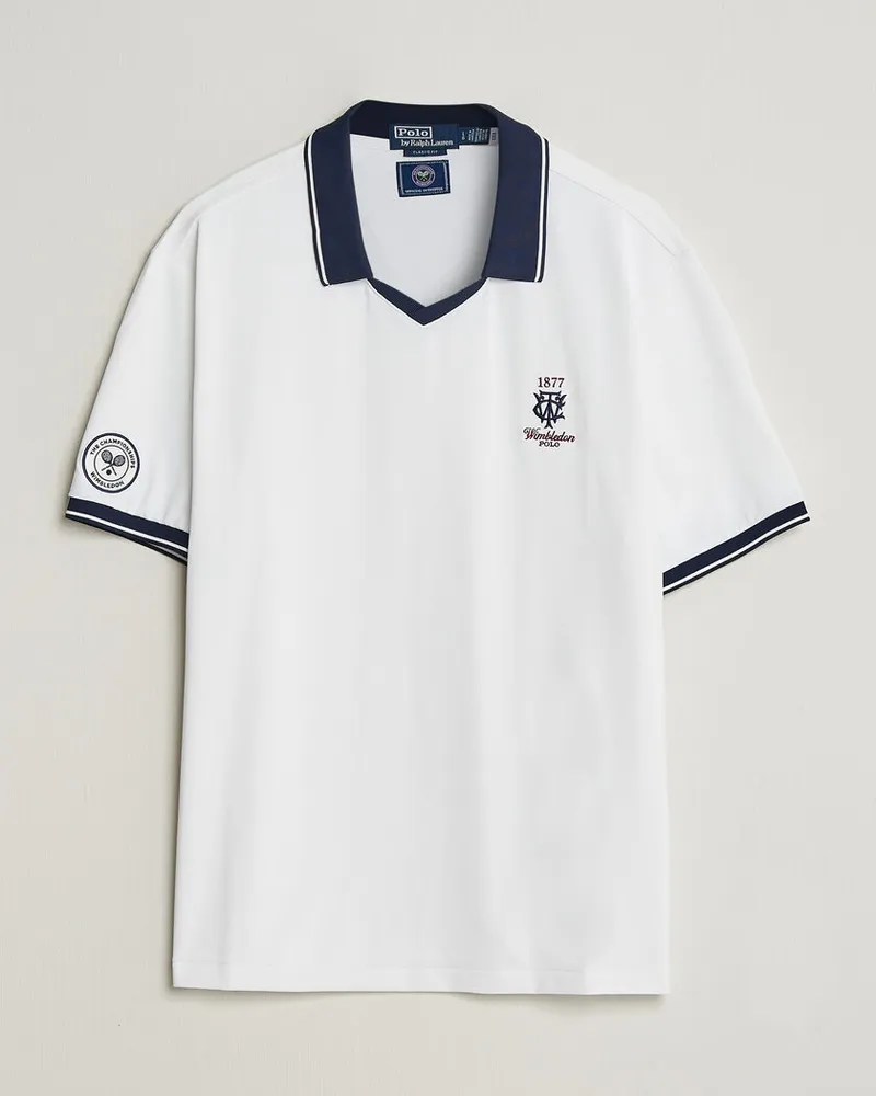 Ralph Lauren Knitted Performance Polo Ceramic White Weiß